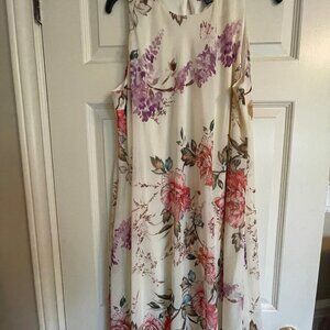 New Chaps Sleeveless Summer Dress Size 16